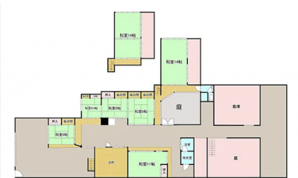 府中市、中古一戸建ての間取り画像です