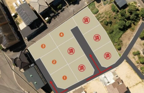 福山市御幸町大字中津原、土地の間取り画像です