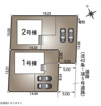 府中市高木町、新築一戸建ての画像です