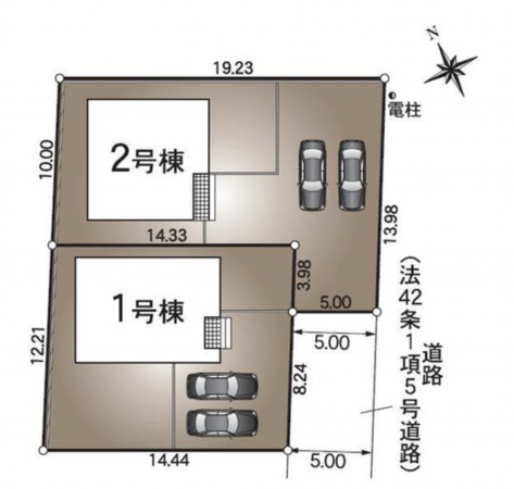 府中市高木町、新築一戸建ての画像です