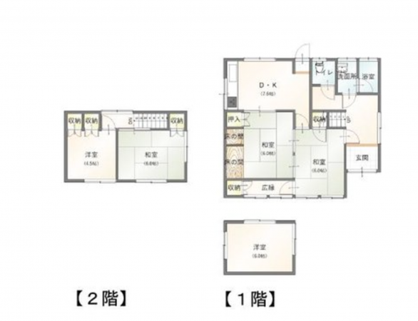 福山市駅家町大字近田、土地の間取り画像です