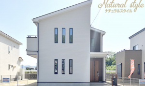 福山市、新築一戸建ての外観画像です