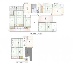 福山市、中古一戸建ての間取り画像です