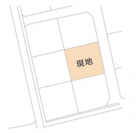 福山市駅家町大字万能倉、土地の間取り画像です