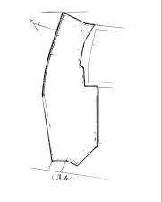 福山市神辺町字道上、土地の間取り画像です