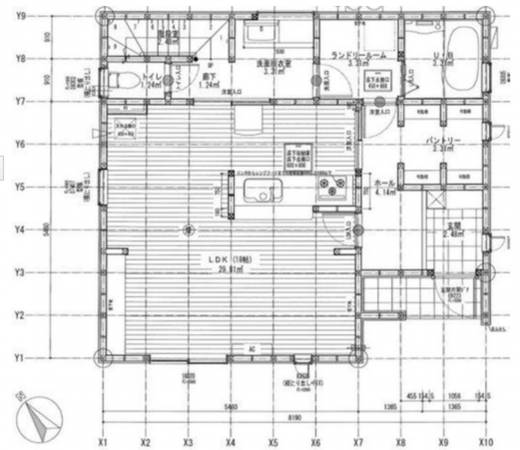 府中市高木町、新築一戸建ての間取り画像です