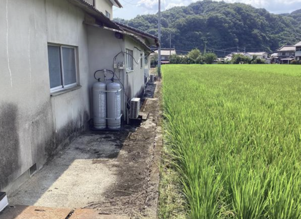 福山市新市町大字上安井、土地の画像です