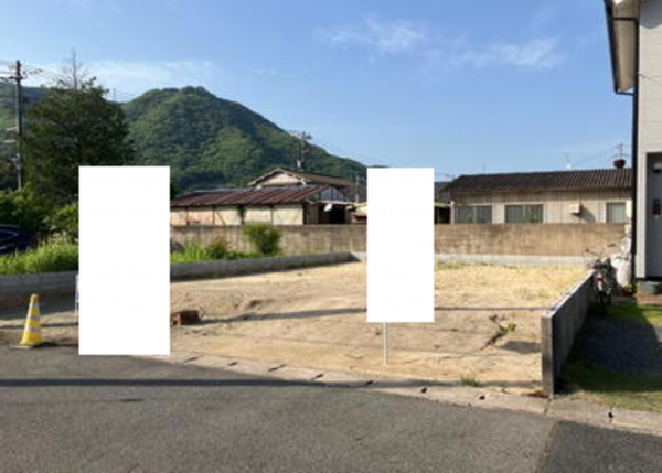 福山市山手町、土地の画像です
