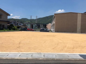 福山市山手町、土地の画像です