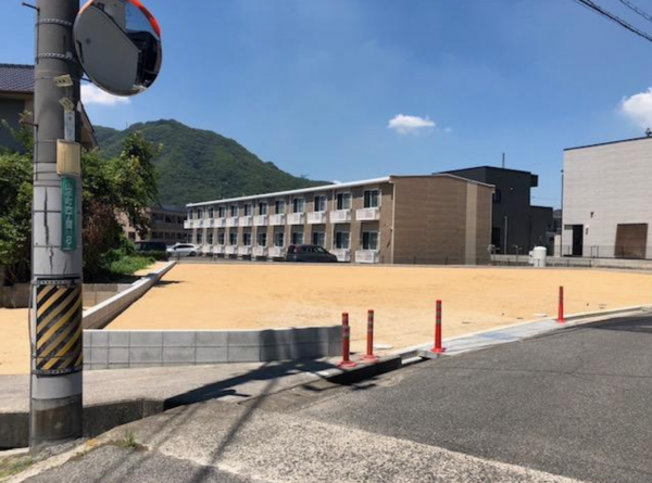 福山市山手町、土地の画像です