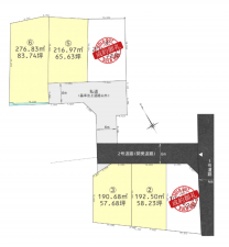 府中市広谷町、土地の間取り画像です