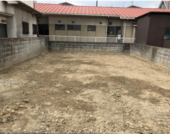 福山市南蔵王町、土地の外観画像です