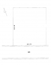 福山市幕山台、土地の間取り画像です