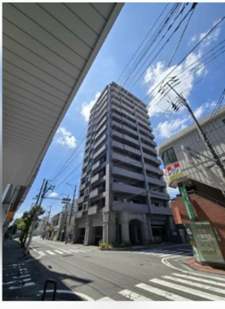 福山市城見町、マンションの外観画像です