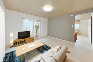 福山市坪生町、中古一戸建ての居間画像です