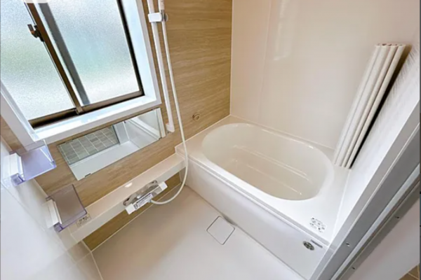 福山市坪生町、中古一戸建ての風呂画像です