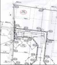 福山市御幸町大字森脇、土地の間取り画像です