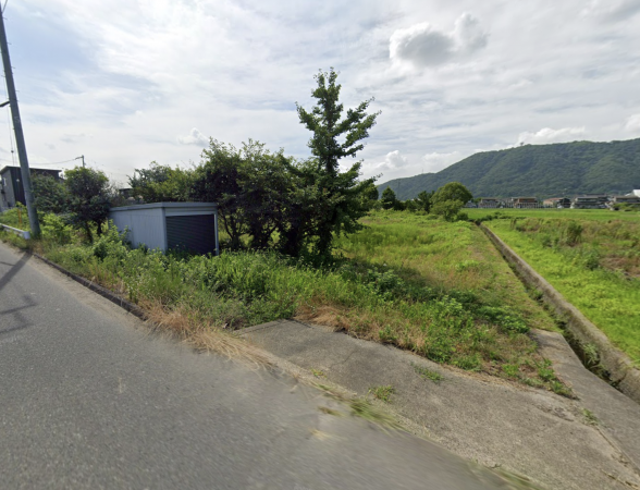 福山市駅家町大字上山守、土地の画像です