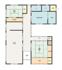 府中市府中町、中古一戸建ての間取り画像です