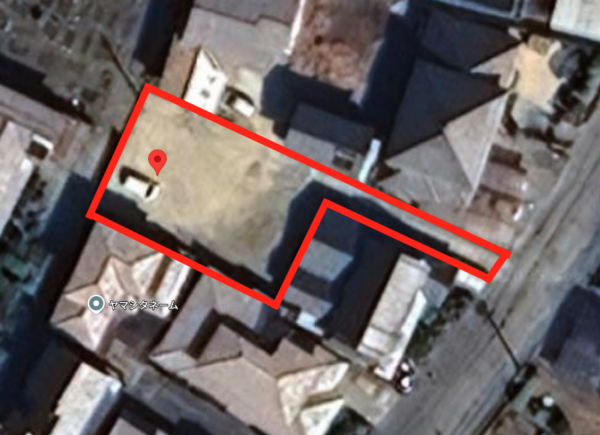 府中市府川町、土地の間取り画像です