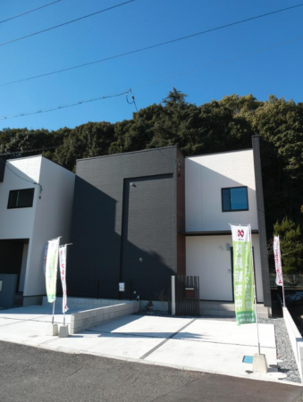 福山市南蔵王町、新築一戸建ての外観画像です