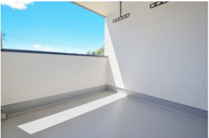 福山市神村町、中古一戸建てのバルコニー画像です