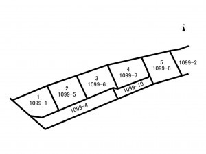 福山市駅家町大字中島、土地の間取り画像です