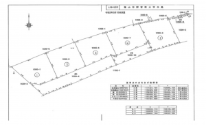 福山市駅家町大字中島、土地の間取り画像です