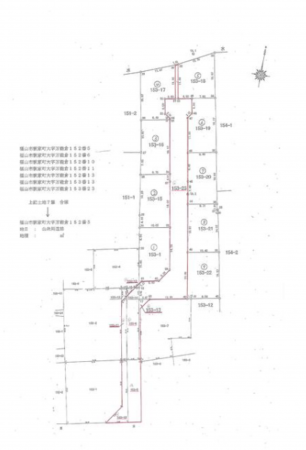 福山市駅家町大字万能倉、土地の間取り画像です