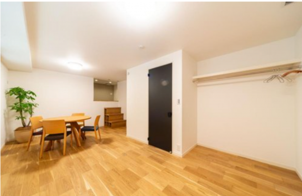 福山市南本庄、新築一戸建ての居間画像です