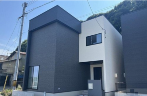 福山市南蔵王町、新築一戸建ての外観画像です