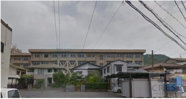 福山市南蔵王町、新築一戸建ての中学校画像です