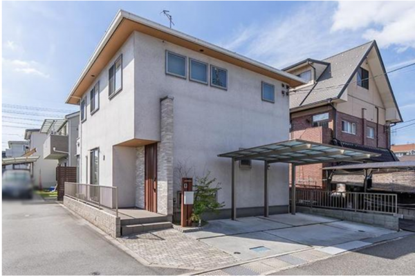 福山市新涯町、中古一戸建ての外観画像です