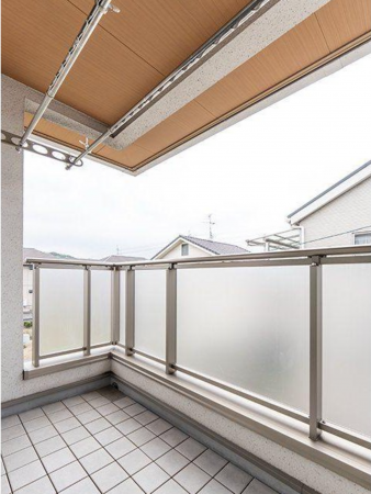福山市新涯町、中古一戸建てのバルコニー画像です