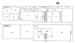 福山市新市町大字新市、中古一戸建ての間取り画像です