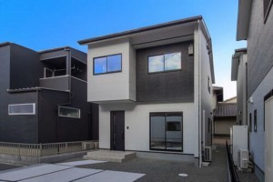 福山市千代田町、新築一戸建ての外観画像です