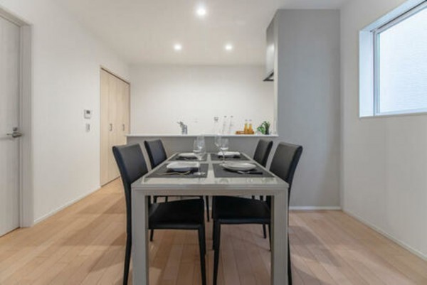 福山市千代田町、新築一戸建てのキッチン画像です