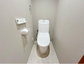 福山市南手城町、マンションのトイレ画像です