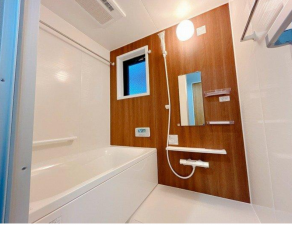 福山市南手城町、マンションの風呂画像です