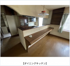 福山市水呑町、中古一戸建てのキッチン画像です