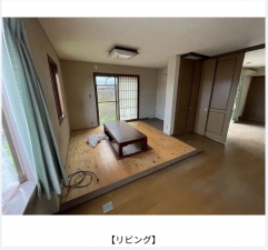 福山市水呑町、中古一戸建ての居間画像です