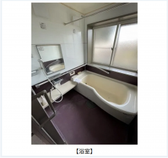 福山市水呑町、中古一戸建ての風呂画像です