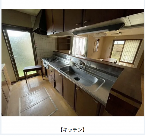 福山市水呑町、中古一戸建てのキッチン画像です