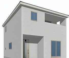 福山市草戸町、新築一戸建ての外観画像です