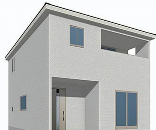 福山市草戸町、新築一戸建ての外観画像です