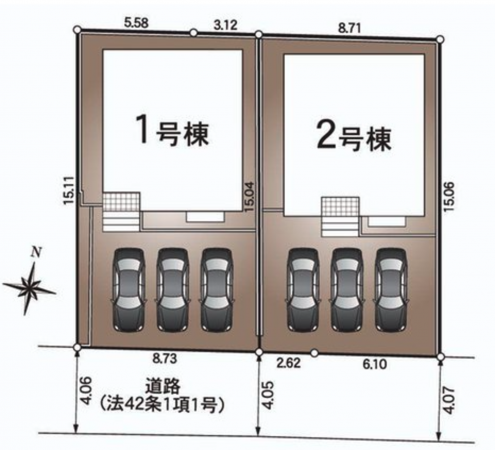福山市駅家町大字近田、新築一戸建ての画像です
