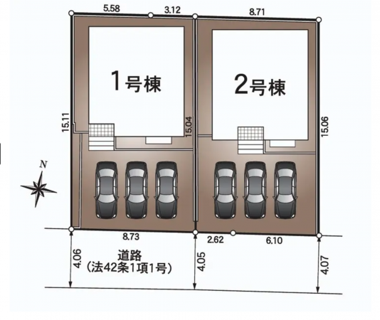 福山市駅家町大字近田、新築一戸建ての画像です