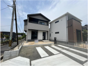 福山市幕山台、新築一戸建ての外観画像です