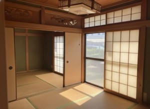 福山市新涯町、中古一戸建ての居間画像です