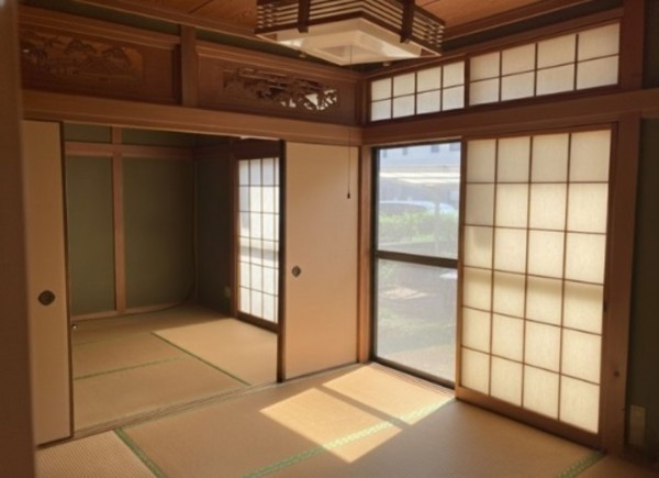 福山市新涯町、中古一戸建ての居間画像です